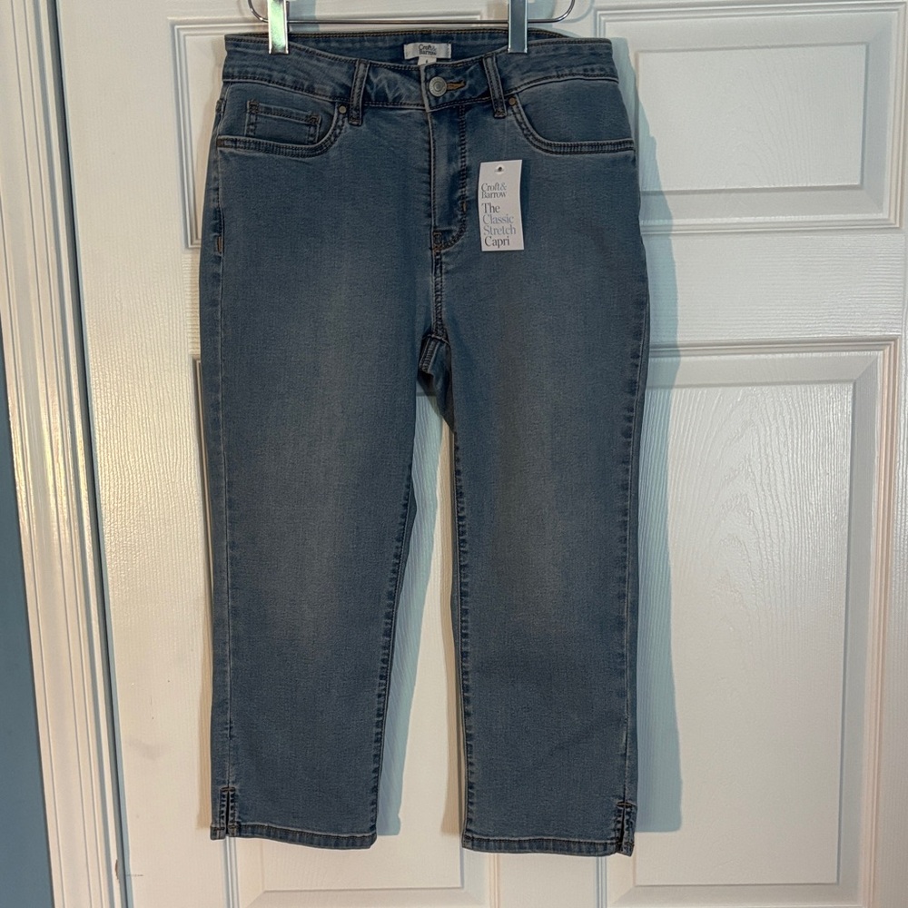 Croft & Barrow Blue Ankle Jeans